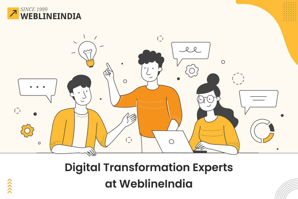 Experten für digitale Transformation bei WeblineIndia