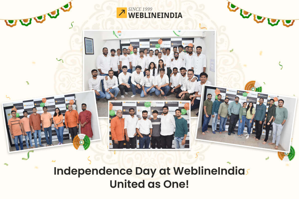 WeblineIndia Celebrates Independence Day